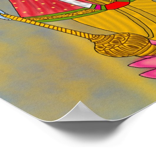 Lord Vishnu Poster (Ecke)