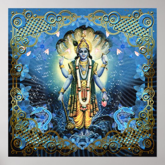 Lord Vishnu - Poster (Vorne)