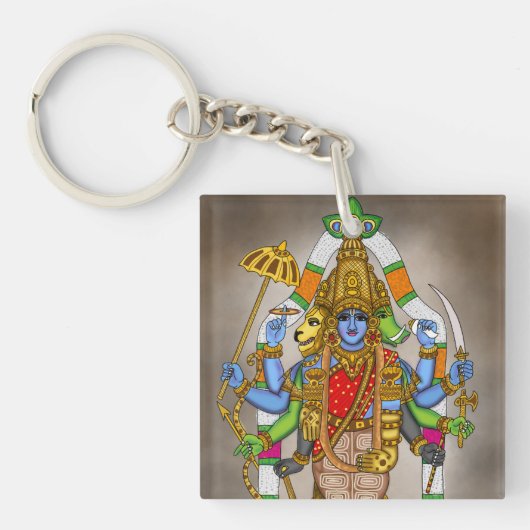 Lord Vishnu Schlüsselanhänger (Vorderseite)