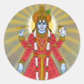 Lord Vishnu Sticker (Vorderseite)