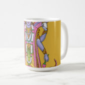 Lord Vishnu Wand Kaffeetasse (VorderseiteRechts)