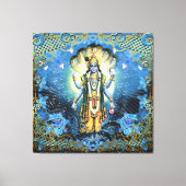 Lord Vishnu - Wrapped Canvas Leinwanddruck (Vorderseite)