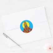 Lord Vitthal-Aufkleber Runder Aufkleber (Umschlag)