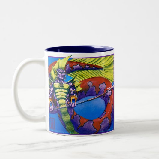 Lord von Atlantis Zweifarbige Tasse (Links)