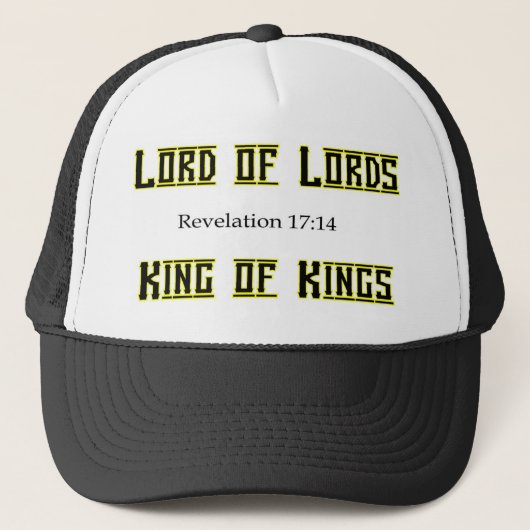 Lord von Lords, König des christlichen Truckerkappe (Vorderseite)