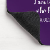 Lord Who Heals Dark Purple Simple Christian Mousepad (Ecke)