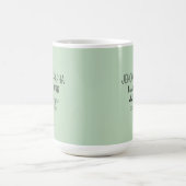 Lord Who Heals Light Green Simple Christian Kaffeetasse (Mittel)