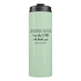  Lord Who Heals Light Green Simple Christian Thermosbecher