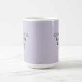 Lord Who Heals Light Purple Simple Christian Kaffeetasse (Mittel)