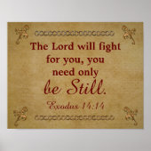 Lord wird für Sie kämpfen - Exodus - Art Print Poster (Vorne)