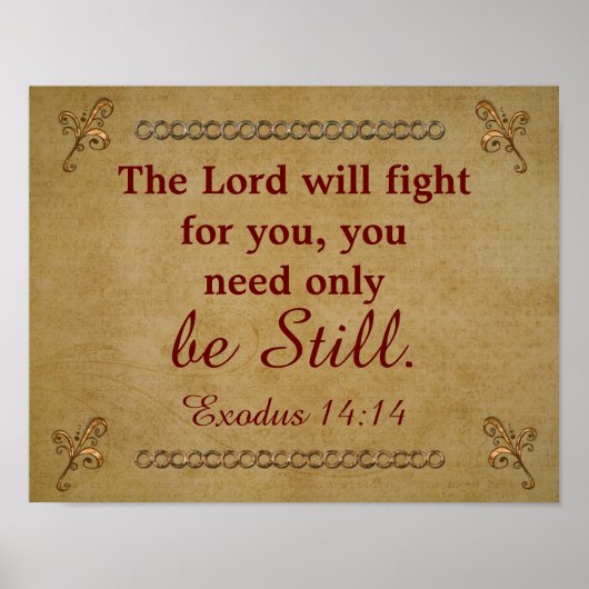 Lord wird für Sie kämpfen - Exodus - Art Print Poster (Vorne)
