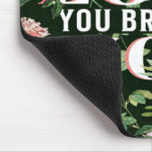 Lord You Bring Me Joy floral Christlich Mousepad (Ecke)