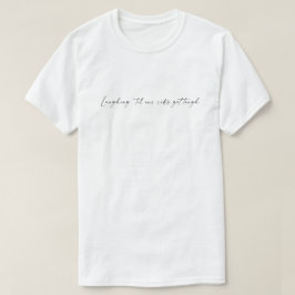 Lorde Ribs Song Quote T - Shirt