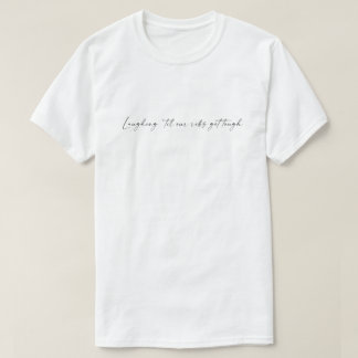 Lorde Ribs Song Quote T - Shirt