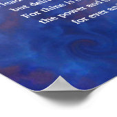 Lords Gebet Christlich Inspirational Spirituell Poster (Ecke)