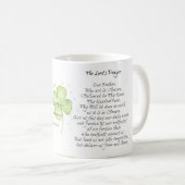 Lord's Gebet Englisch & Gälisch Kaffeetasse (VorderseiteRechts)
