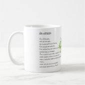Lord's Gebet Englisch & Gälisch Kaffeetasse (Links)