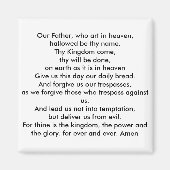 Lords Gebet Magnet (Vorne)