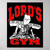 Lords Gym - Lord's The Sin Of World Jesus Poster (Vorne)