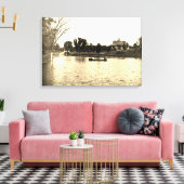 Lords Park Elgin Illinois Lagoon Pavillion der 189 Leinwanddruck (Insitu (Wohnzimmer))