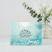 Lords Prayer Christian Spiritual Postkarte (Stehend Vorderseite)