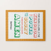 LORDS PRAYER Christlich Puzzle (Horizontal)