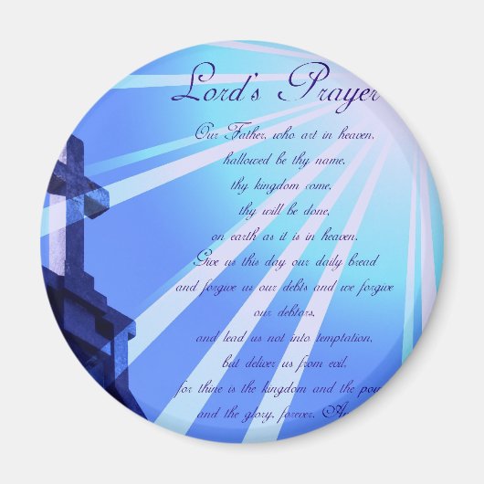 Lord's Prayer Design Magnet (Vorne)