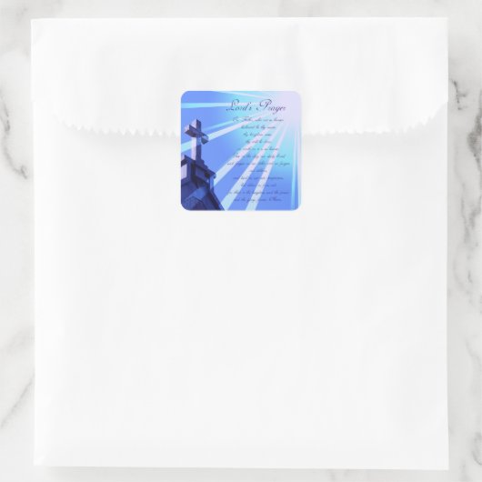 Lord's Prayer Design Stickers (Tasche)