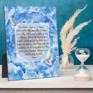 Lord's Prayer Fotoplatte