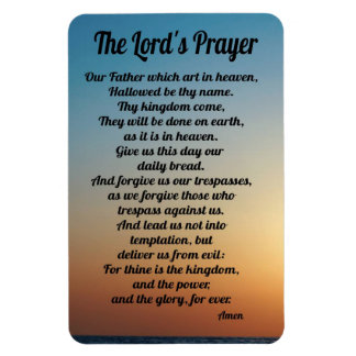 Lord's Prayer Kühlschrank Magnet