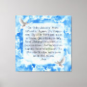 Lord's Prayer Leinwanddruck (Vorderseite)