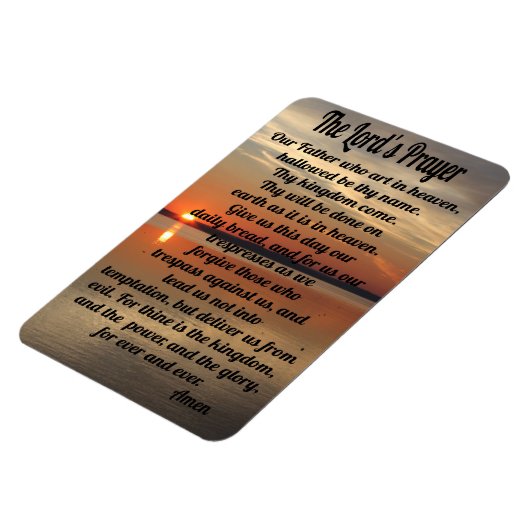 Lord's Prayer Magnet (Linke Seite)