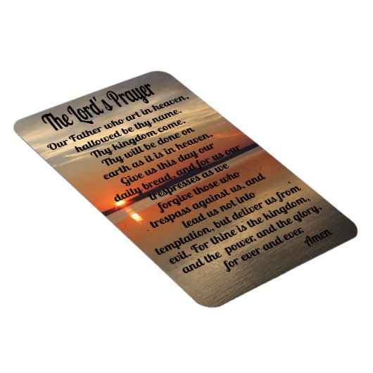 Lord's Prayer Magnet (Rechte Seite)
