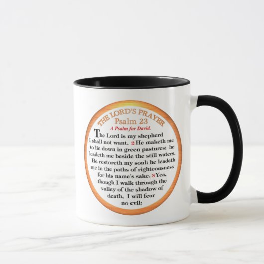 Lords Prayer Mug Tasse (Rechts)