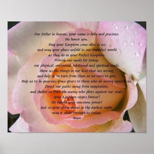 Lord's Prayer Poster (Vorne)