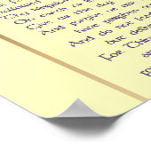 Lord's Prayer Poster (Ecke)