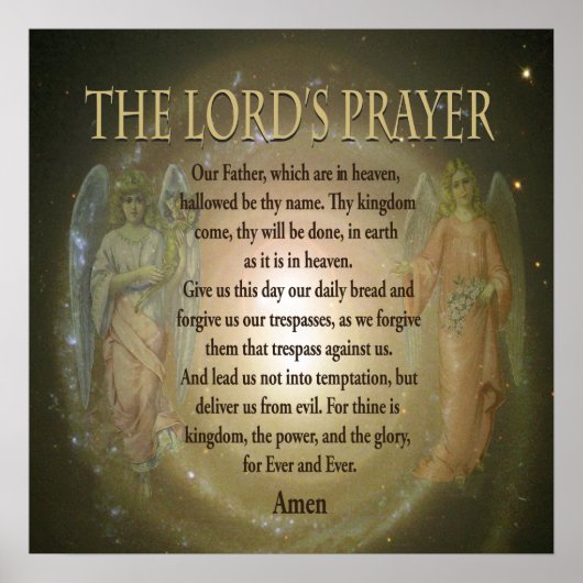 Lord's Prayer Poster (Vorne)