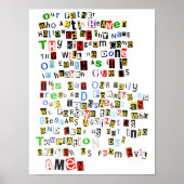 Lord's Prayer Poster (Vorne)