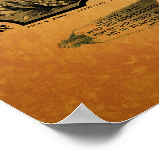 Lord's Prayer Poster 2 (Ecke)