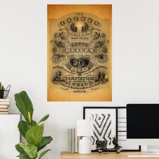 Lord's Prayer Poster 4 (Heimbüro)