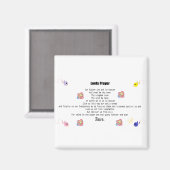 Lord's Prayer Poster Magnet (Vorderseite/Rückseite)