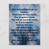Lord's Prayer Postkarte (Vorderseite)