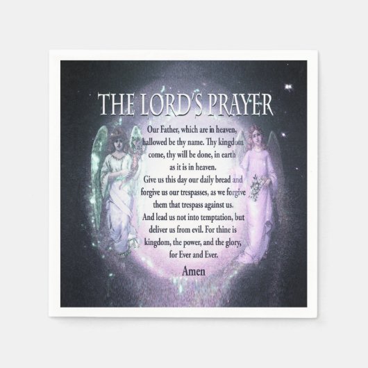 Lord's Prayer Serviette (Vorderseite)