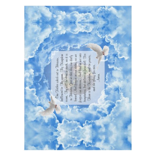 Lord's Prayer Tischdecke (Vorderseite)