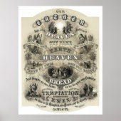 LORD'S PRAYER VIKTORIANISCHER STIL - 1876 POSTER (Vorne)