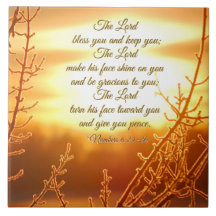 Lord's Segen Numbers 6:24-26 Bible Verse