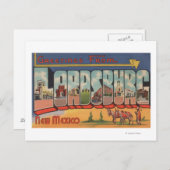Lordsburg, New Mexiko - Große Briefmarkenszenen Postkarte (Vorne/Hinten)