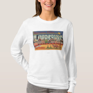 Lordsburg, New Mexiko - große Buchstabe-Szenen T-Shirt