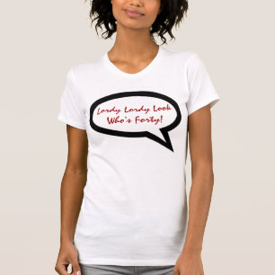 LORDY LORDY BLICKWHO ist T-SHIRT VIERZIG