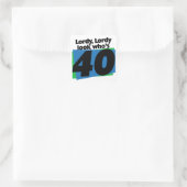 Lordy Lordy Look, 40 Jahre alt Quadratischer Aufkleber (Tasche)